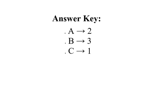 Answer Key